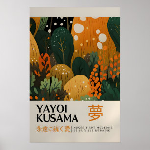 Yayoi Kusama Impresión - Arte de Pared Japonés - P