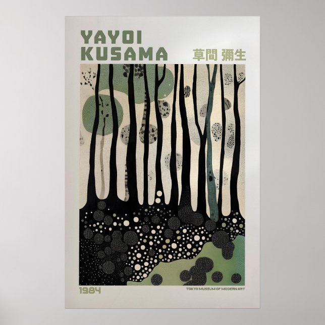 Yayoi Kusama Impresión, Arte Moderno Impreso, Maxi (Frente)