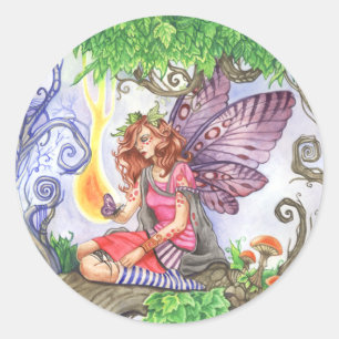 Yearning Colorful Fairy Pegatina