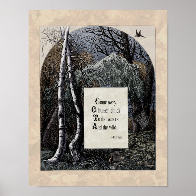 Yeats "El niño robado" Poema de arte victoriano 11 (Frente)