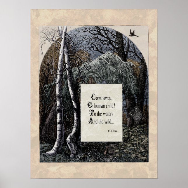 Yeats "El niño robado" Poema de arte victoriano 18 (Frente)