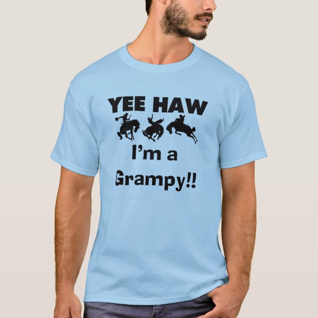 Yee Haw, soy camisetas Grampy y Regalos (Anverso)