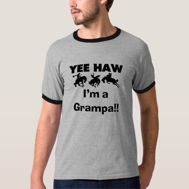 Yee Haw, soy una camiseta Grampa y regalos (Anverso)