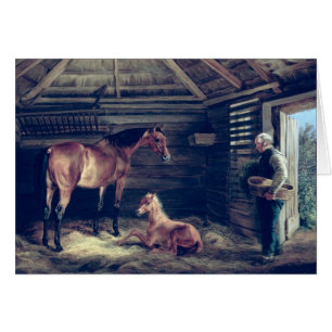 Yegua inglesa con ella potros, 1833