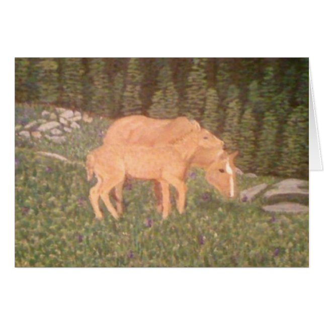 Yegua y potro (Anverso (Horizontal))