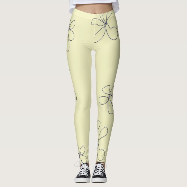 yellow flower leggings (Anverso)