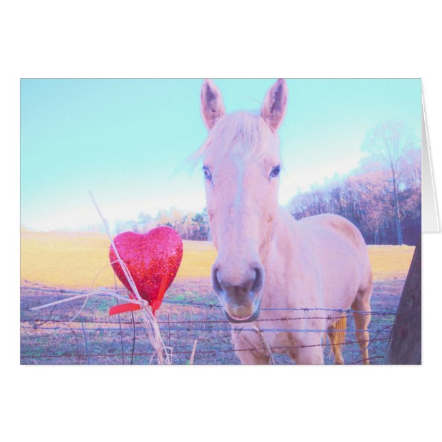 Yellow Horse and Red  Heart (Anverso (Horizontal))