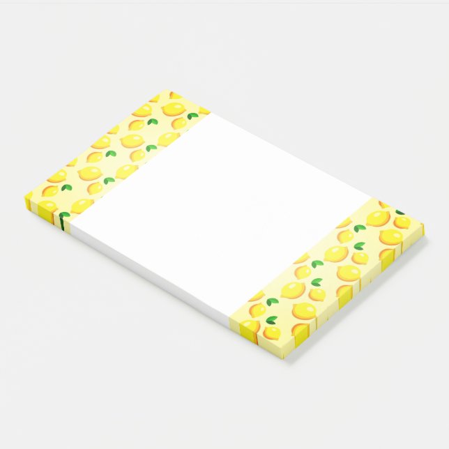 Yellow Lemon Post nota (En perspectiva)