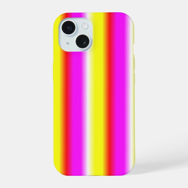 Yellow Pink Rainbow Stripes (Reverso )