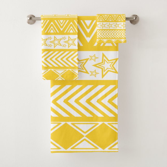 Yellow Tribal Design (In situ)
