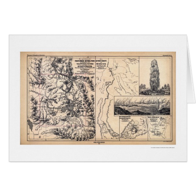 Yellowstone en el poster alemán 1871 (Anverso (Horizontal))