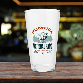 Yellowstone National Park Vintage Landscape