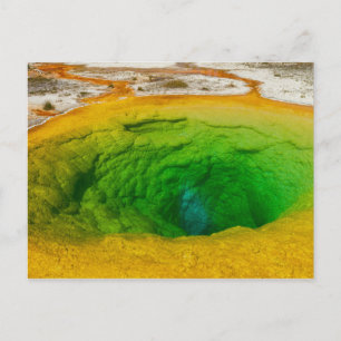 Yellowstone - postal de la piscina de gloria matut