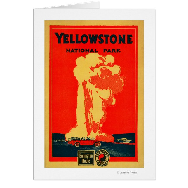 Yellowstone, Poster de publicidad de la vieja fe (Frente)