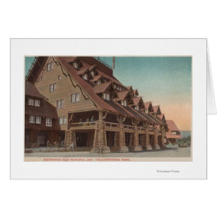 Yellowstone, WY - Entrada de Old Faithful Inn