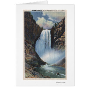 Yellowstone, WYLower cae de debajo la visión