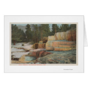 Yellowstone, WYView de la terraza del ángel