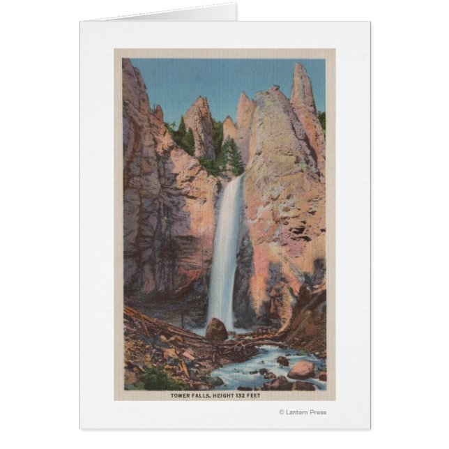 Yellowstone, WYVview of Tower Falls (Frente)