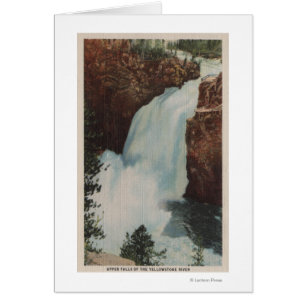 Yellowstone, WYVview of Yellowstone River Falls