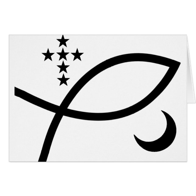 Yemaya Veve en negro (Anverso (Horizontal))