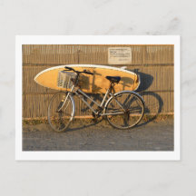 'Yendo al surf' - Postal japonesa en la bahía de S
