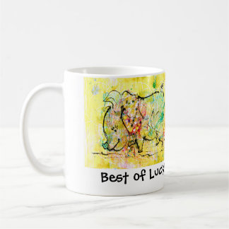 Yendo lejos regalo, taza de café del "cerdo