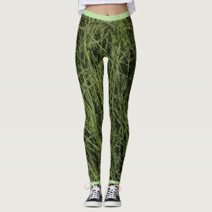 Yendo verde Leggings de hierba de equilibrio de la