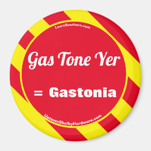 Yer de tono de gas = imán Gastonia
