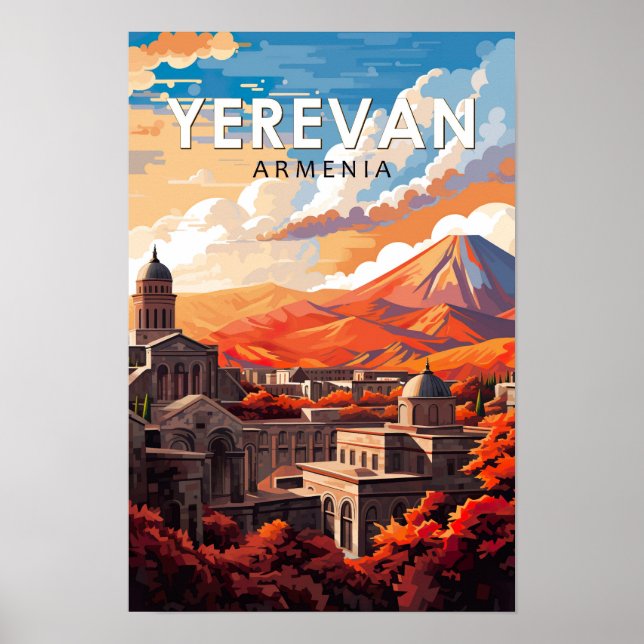 Yerevan Armenia Viajes Arte Vintage (Frente)