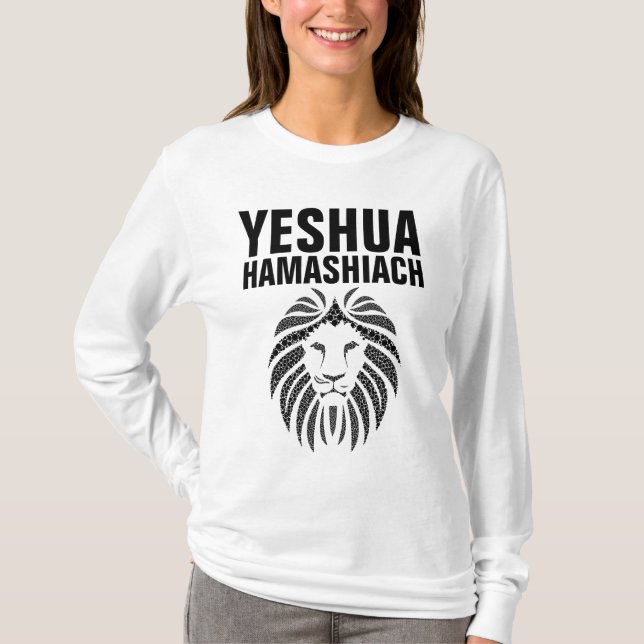 YESHUA HAMASHIACH, Camisetas de León (Anverso)