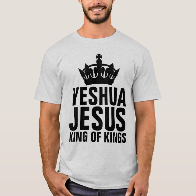 YESHUA JESUS REY DE LOS REYES Camisetas (Anverso)