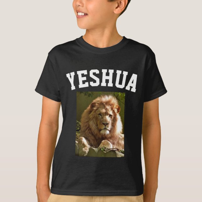 YESHUA LION DE Camisetas JUDAH JESUS (Anverso)