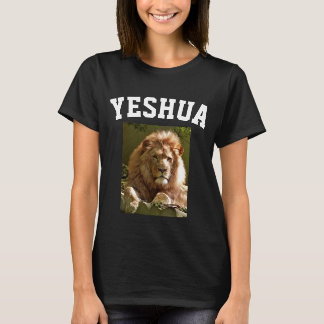 YESHUA LION DE Camisetas JUDAH JESUS (Anverso)