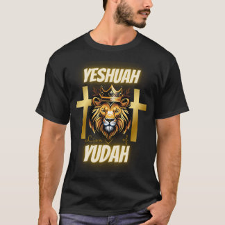 Yeshuah el león de la camiseta de Yudah