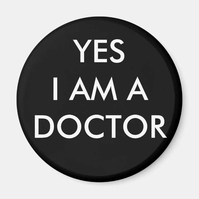 YESI SOY Un Imán MÉDICA (Frente)