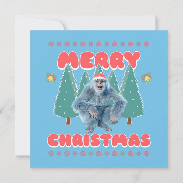 Yeti Divertido - Feliz Navidad (Anverso)