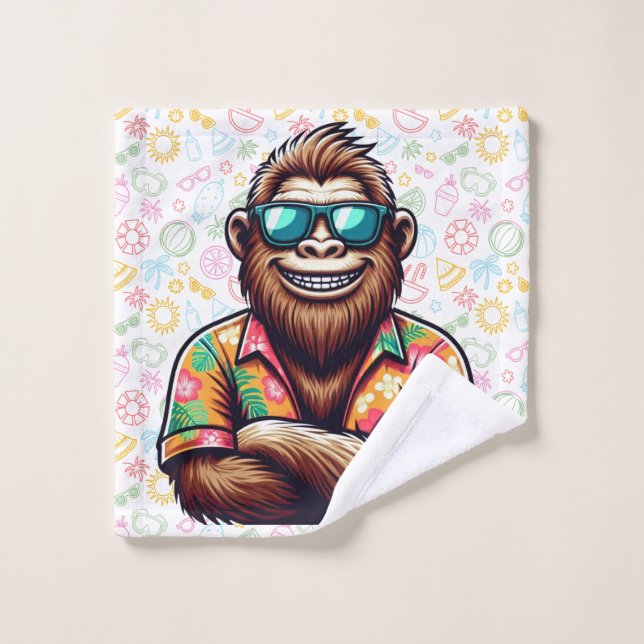 Yeti tropical/playa/pie de playa (Toallita)