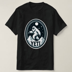 Yeti Viaja por la camiseta del monte Nieve