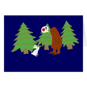 Yeti y el conejito discuten amor