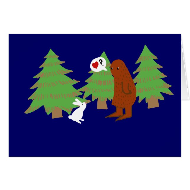 Yeti y el conejito discuten amor (Anverso (Horizontal))