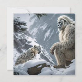 Yeti y el leopardo de las nieves