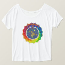 YHWH CUBRE la camiseta desgarbada de EARTH~Canvas