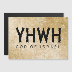 YHWH (Yahweh, Jehová) Dios Israel Tetragrammaton