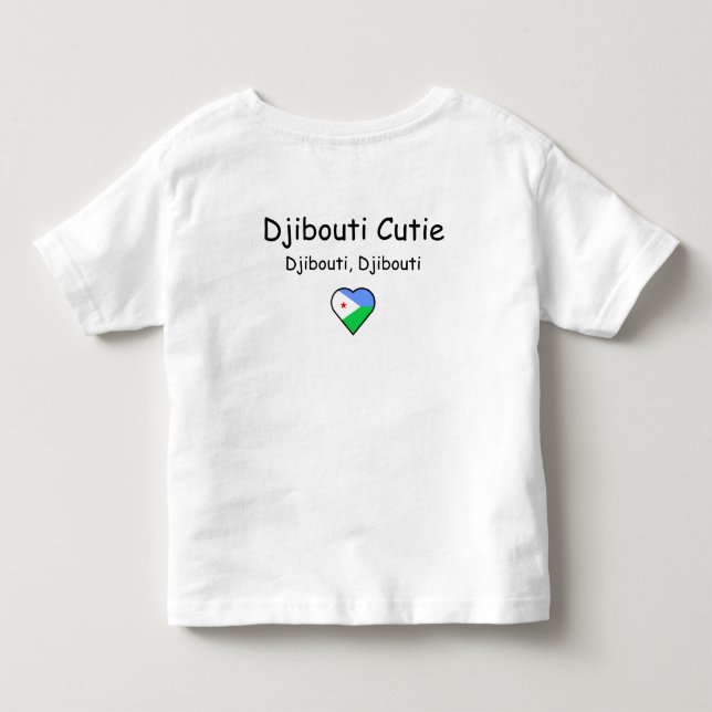 Yibuti, pequeña camiseta (Reverso)