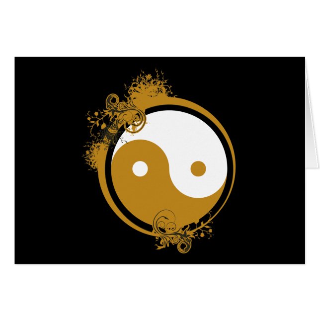 Yin de bronce Yang (Anverso (Horizontal))
