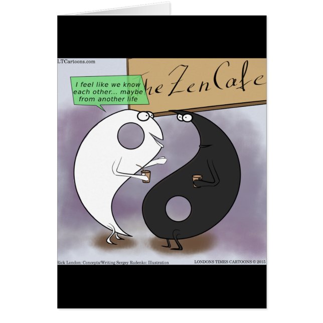 Yin se encuentra con Yang Zen Funny (Frente)
