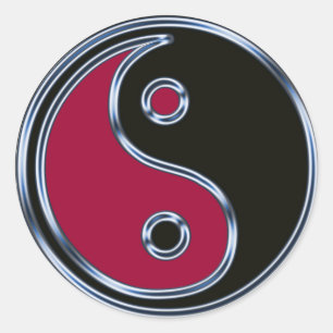 Yin y Yang 1 Pegatina