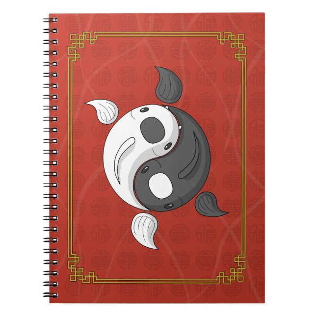 Yin y Yang el Cuaderno de las Koi (Frente)