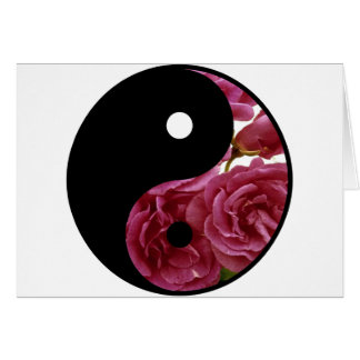 Yin y Yang florales