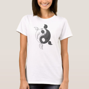 Yin y Yang la camiseta ligera de las mujeres de Ko